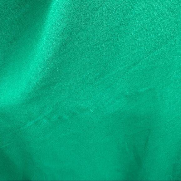 Anthropologie Maeve Valparaiso Emerald Green‎ Tie Front Midi Dress Size 10 - Picture 7 of 9